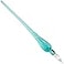 Jacques Herbin Ref 21433T Traditional Glass Quill Pen with Gift Box Turquoise Colour 18cm Long Suitable for Fountain Pen Ink Handmade Twisted Glass Threads