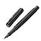 Asvine Matte Black Forest Fountain Pen Extra Fine Nib Classic Design with Converter and Metal Pen Box Set by