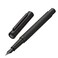 Asvine Matte Black Forest Fountain Pen Extra Fine Nib Classic Design with Converter and Metal Pen Box Set by