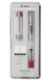 PRERA IroAi Pilot Fountain Pen Transparent Red Fine Point PFPR1TRF With Original Stylus Ballpoint Touch Pen
