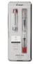 PRERA IroAi Pilot Fountain Pen Transparent Red Fine Point PFPR1TRF With Original Stylus Ballpoint Touch Pen