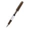 Lanxivi Majohn T1 Piston Fountain Pen Fine Vintage Brass Transparent Acrylic Large Ink Capacity Writing Gift Box