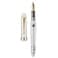 Asvine V126 Vacuum Filling Fountain Pen Medium Nib Frosted Transparent Clear Acrylic LargeCapacity with Gift Case