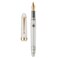 Asvine V126 Vacuum Filling Fountain Pen Medium Nib Frosted Transparent Clear Acrylic LargeCapacity with Gift Case