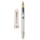 Asvine V126 Vacuum Filling Fountain Pen Medium Nib Frosted Transparent Clear Acrylic LargeCapacity with Gift Case