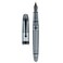 Asvine V126 Vacuum Filling Fountain Pen Matte Black Acrylic Medium Nib LargeCapacity Pen with Gift Case