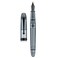 Asvine V126 Vacuum Filling Fountain Pen Matte Black Acrylic Medium Nib LargeCapacity Pen with Gift Case