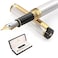 Dryden Designs Fountain Pen Medium Nib Premium Box 6 Ink Cartridges Included Pearl White
