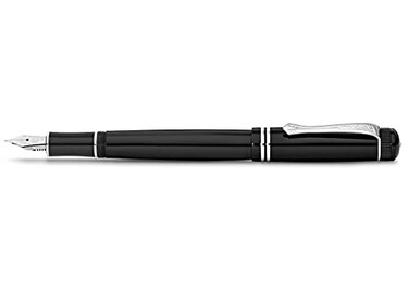 Kaweco Dia2 Fountain Pen Black and Silver Medium Point