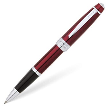 Cross Bailey Red Lacquer Rollerball Pen Refillable Pen for Smooth Writing WellBalanced Distinctive Design Easy Handling Comfortable Grip GiftReady Black Ink