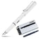 Lamy Safari Fountain Pen 19M White 5 Black Ink Cartridges