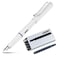 Lamy Safari Fountain Pen 19M White 5 Black Ink Cartridges