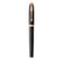 PARKER IM Fountain Pen Premium Black Medium Nib with Blue Ink Refill 1931653