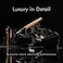WordsworthBlack Wordsworth Black Fountain Pen Set Luxury Bamboo Wood Medium Nib Gift Case Includes 6 Ink Cartridges Ink Refill Converter Journaling Calligraphy Drawing Smooth Writing Maple Wood