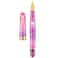 Asvine P20 Gradual Purple Piston Fountain Pen Iridium Fine Nib Gold Trim Resin Pen Smooth Writer Collection with Case Set