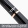 Monteverde USA Impressa Fountain Pen Black with 18 Karat Rose Gold Trim Flex Point JoWo German Nib