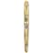 Asvine V126 Vacuum Filling Fountain Pen Brown Swirl Transparent Acrylic Medium Nib LargeCapacity with Gift Case