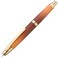 Wikult Jinhao 10 Press Fountain Pen with Box Caramel Orange Gradient Retractable Fine Nib with Ink Converte Set Golden Clip
