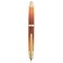 Wikult Jinhao 10 Press Fountain Pen with Box Caramel Orange Gradient Retractable Fine Nib with Ink Converte Set Golden Clip