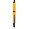 Wikult Jinhao 10 Press Fountain Pen with Box Orange Retractable Fine Nib with Converter Set Black Clip