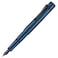 HONG DIAN M2 Black Forest Mini Fountain Pen Bent Nib Sleek Shape Aluminium Short Pocket Travel Pen Midnight Blue