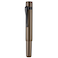 HONG DIAN M2 Black Forest Mini Fountain Pen Bent Nib Sleek Shape Aluminium Short Pocket Travel Pen Caramel Brown