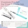 Someie Fountain Pen Set CON40 Converter Kakuno Fine Nib with Black Ink Cartridge Sticky Notes Refillable Ink System For Beginners Calligraphy Green FKA1SRKBOGF