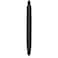 Wikult Jinhao 10 Press Fountain Pen with Box Matt Black Chromium Retractable Extra Fine Nib with Ink Converter Set Clip Version