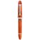 Asvine V800 Fountain Pen Vacuum Filling System with Large Ink Capacity Smooth Number 8 Medium Nib with Gift Case and Wrench Amber Acrylic