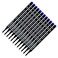SCHMIDT 12 Pack Schmidt 888 Blue Medium Rollerball Refill