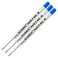 Schmidt 3 Pack Ink Refill Blue Medium P900 Parker Style Ballpoint Refill