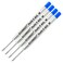 Schmidt 4 Pack Ink Refill Blue Medium P900 Parker Style Ballpoint Refill