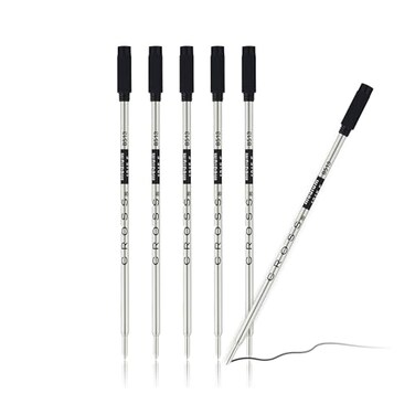 Cross Ballpoint Pen Refills Medium Point Black Ink 2 Per Pack 3 Packs Total 85132