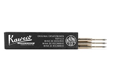Kaweco G2 Ballpoint Pen Refills 10 Black Pack of 3 I 3 Pieces 10 Refill Black Ball Pen I Pen Refill I Refill for Multicoloured Pen I Various Line Widths and Colours