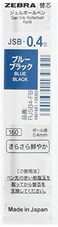 Zebra Pen Zebra Gel Ballpoint Pen Refill Sharbo JSB04 Lead Blue Black 10 Count BRJSB4FB