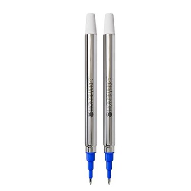 Monteverde USA Rollerball Refills to Fit Sheaffer Sailor Pens Fine Point Blue 2Pack Vibrant and Smooth Writing