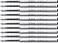 Myasrelae Pen Refills 07mm Pack of 10 f701 A