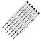 Schmidt Retro 1951 Short Capless Rollerball Ink Refill Fine Tip P8126 P8126 Short Black 6Pack Capless Roller Ball refills fits Retro 51 Tornado Roller Ball Pens