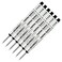 Schmidt Retro 1951 Short Capless Rollerball Ink Refill Fine Tip P8126 P8126 Short Black 6Pack Capless Roller Ball refills fits Retro 51 Tornado Roller Ball Pens