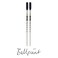Cross Ballpoint Pen Refill Refill for Consistent Ink Flow QuickDrying Black Broad 2Pack