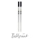 Cross Ballpoint Pen Refill Refill for Consistent Ink Flow QuickDrying Black Broad 2Pack