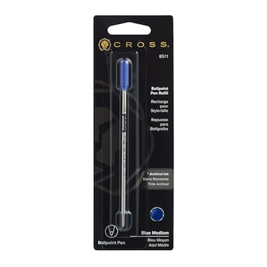 Cross Ballpoint Pen Refill Refill for Consistent Ink Flow QuickDrying Black Broad 1Pack