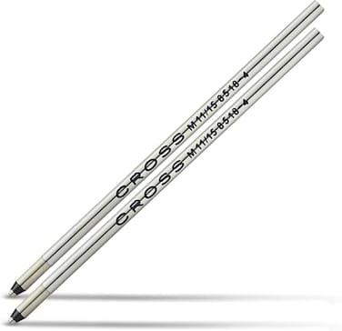 Cross Mini Ballpoint Pen Refill Black Medium 2Pack Replacement Pen Refill for Consistent Ink Flow SmearResistant QuickDrying Formula Smooth Laydown for Crisp Lines Everyday Use