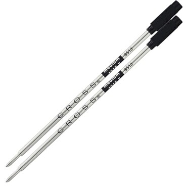 Cross Ballpoint Pen Refill Refill for Consistent Ink Flow QuickDrying Black Medium 2Pack
