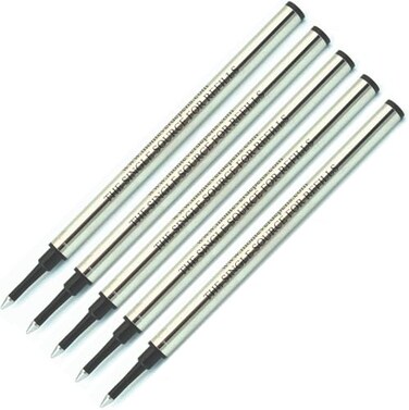 Pen Savings Combo Pack Monteverde Slim Rollerball Pen Refills Compatible with Sheaffer Capped Pens 5 Pack W23 Medium Point Blue