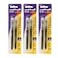 Uni-Ball UniBall Vision Elite Rollerball Pen Refills 08 mm Bold Point BlueBlack Ink Pack of 6
