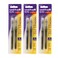 Uni-Ball UniBall Vision Elite Rollerball Pen Refills 08 mm Bold Point BlueBlack Ink Pack of 6
