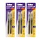 Uni-Ball UniBall Vision Elite Rollerball Pen Refills 08 mm Bold Point BlueBlack Ink Pack of 6