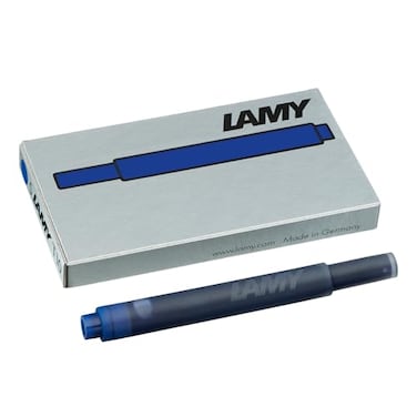 Lamy T10 Ink Cartridges Blue 1 Packet With 5 Cartridges
