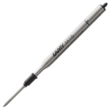 Lamy M16 ballpoint pen refill with large capacity metal Original replacement refill for all ballpoint pen models Indelible Fine line width in black ink